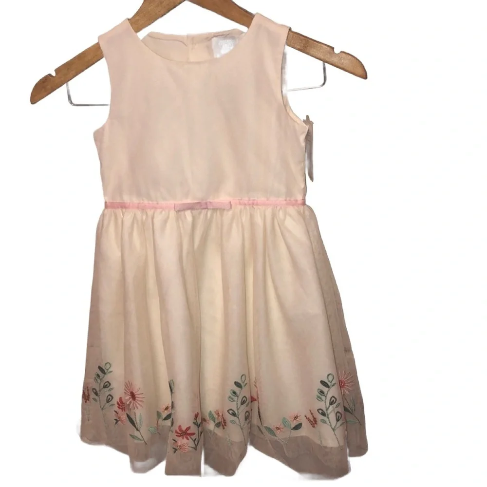 🌸Carter’s 2-4-5 sizes tank top border dress floral  NWT